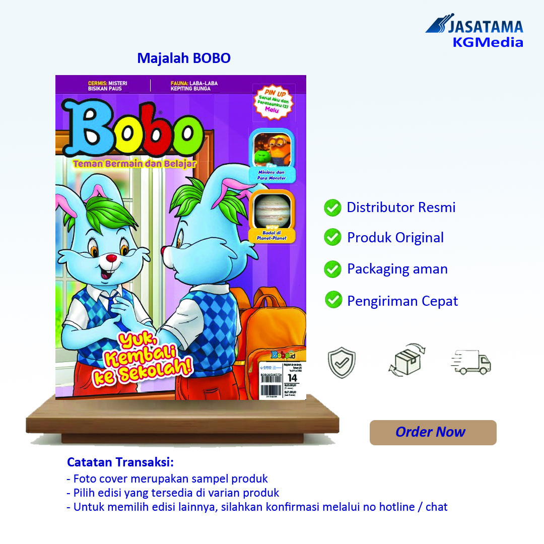Majalah Bobo Edisi Terbitan September 2026 – Majalah Edukasi & Cerita Anak | Edisi Terbaru